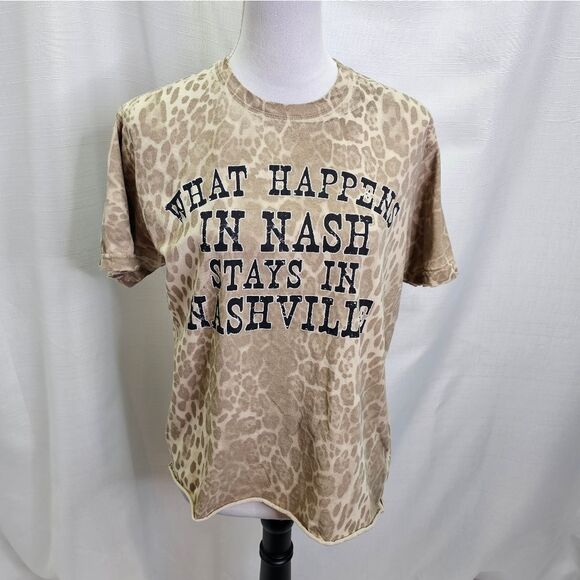 American Highway What Happens In Nashville Tee Size Large - Picture 3 of 9